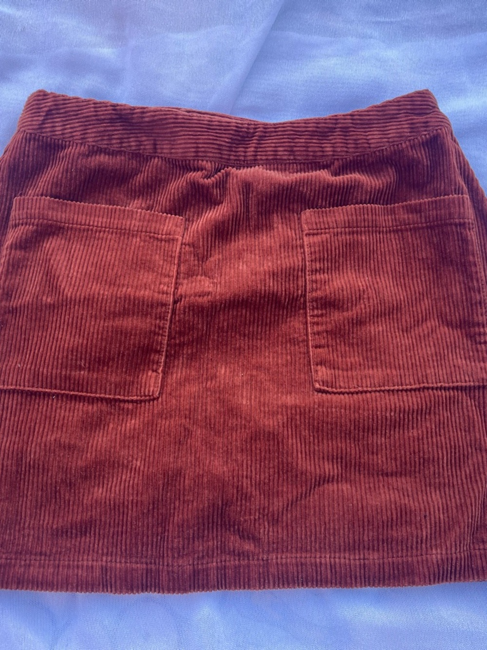 Forever 21 Rust Corduroy Mini Skirt